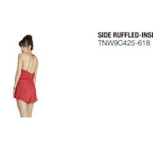 BCBGeneration Side Ruffled-Inset Romper